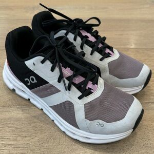 On Clouldrunner Sneakers Purple, Black, White Size 9